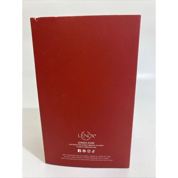 NEW Lenox 2023 Jingle Bell Ornament Silver Christmas 3.25 in. 894895 Sleigh Bow - Picture 2 of 4